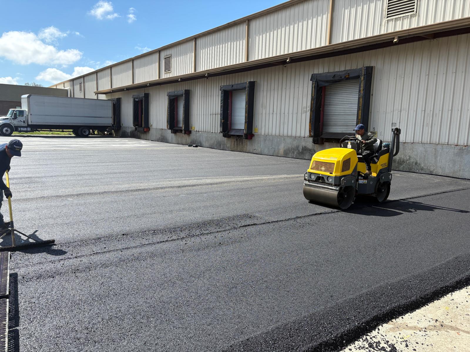 Horizon Paving commercial parking lot project